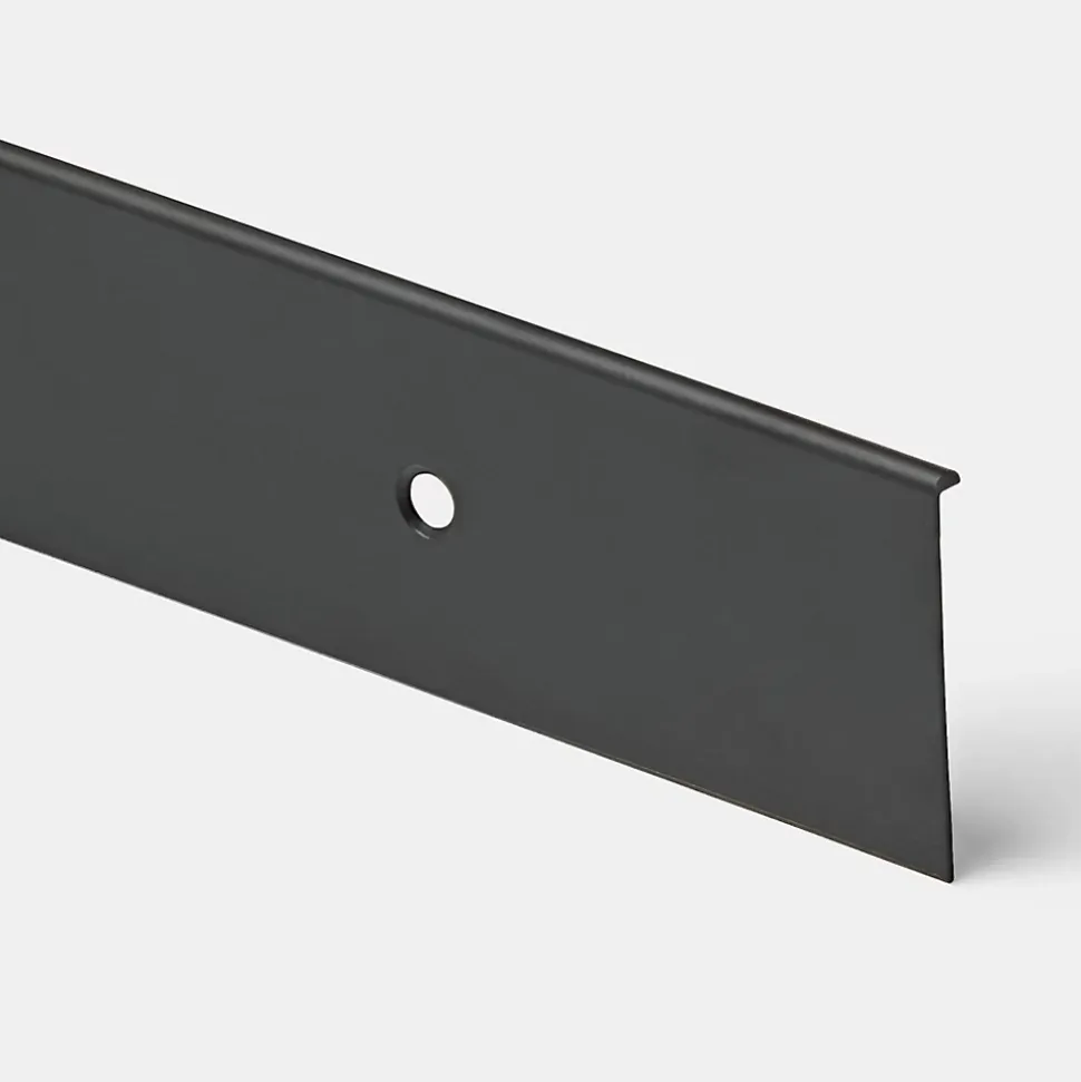 Profil de finition pour plan de travail GoodHome Nantua Noir l. 39 mm x H. 38 mm