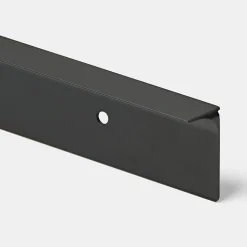 Profil de jonction pour plan de travail GoodHome Nantua Noir l. 23 mm x H. 23 mm