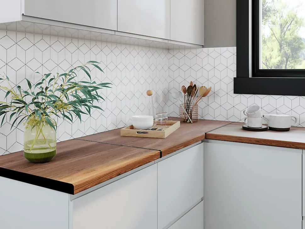 Profil plan de travail finition bordure noir