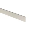 Profil plan de travail finition bordure gris alu Aluminium 0/2 angle droit 28mm