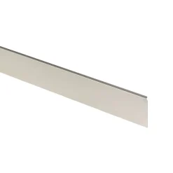 Profil plan de travail finition bordure gris alu Aluminium 0/2 angle droit 28mm