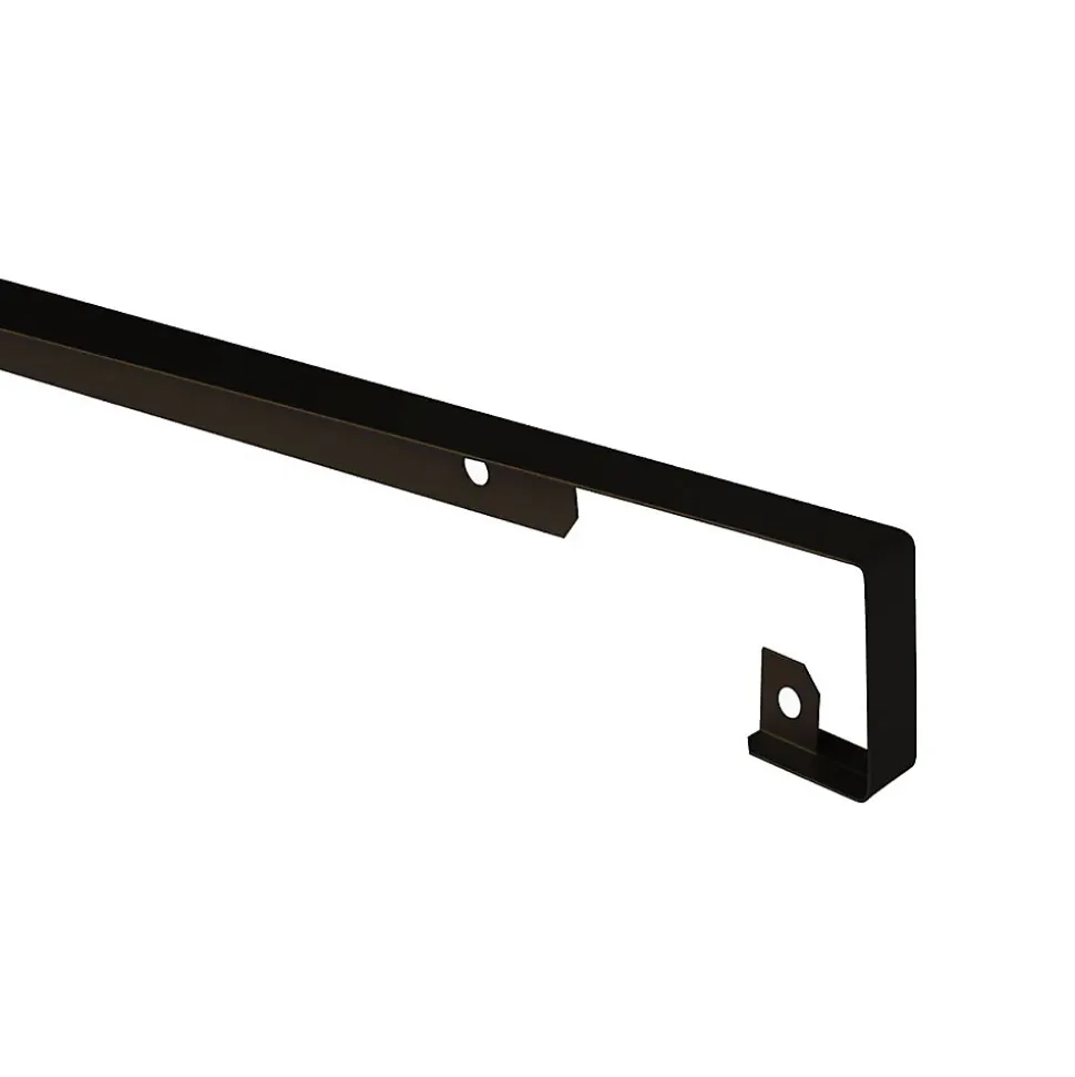 Profil plan de travail jonction bord à bord noir