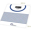 Pèse-personne électronique LITTLE BALANCE 8655 Marinière 30x30 cm rechargeable USB 180 kg 100 g