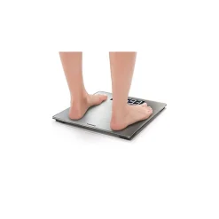 Pèse-personne numérique Soehnle Style Sense Safe 300 en acier inoxydable brossé - Capacité de 180 kg