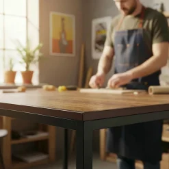 QUEST Profilé de finition pour meubles en PVC 18 mm - baguette de finition autocollante - gris foncé, 5 m