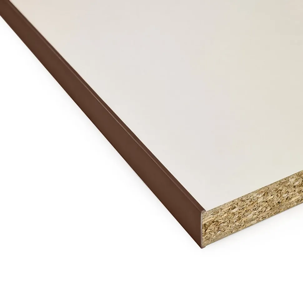 QUEST Profilé de finition pour meubles en PVC 18 mm - baguette de finition autocollante - gris foncé, 5 m