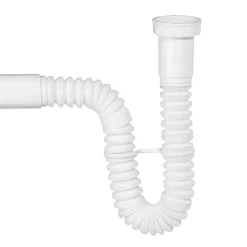 Raccord flexible et extensible blanc 40mm Wirquin