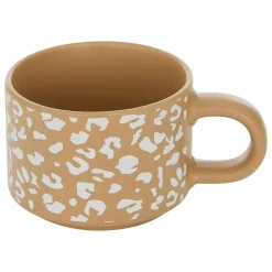 Rack 4 mugs Leopardi L12,7xp12,7xH25,3cm - Atmosphera