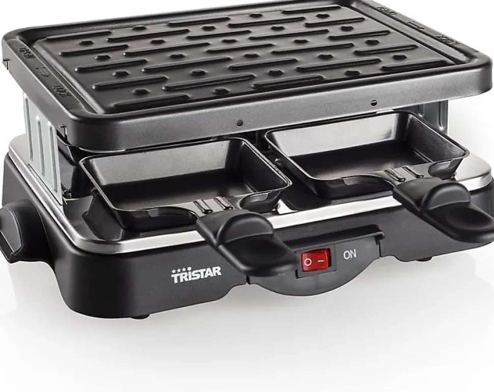 Raclette 4 personnes 500W Noir