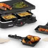 Raclette 4 personnes 500W Noir
