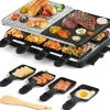 Raclette Cecotec 1400W 8 pers. avec grill et pierre