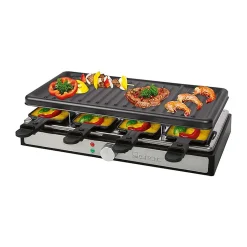 Raclette gril 8 personnes Clatronic RG 3757 Noir