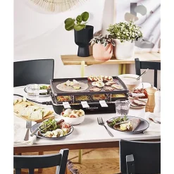 RACLETTE 8P GRILL CREPE 1200W NOIR LAGRANGE - 179301