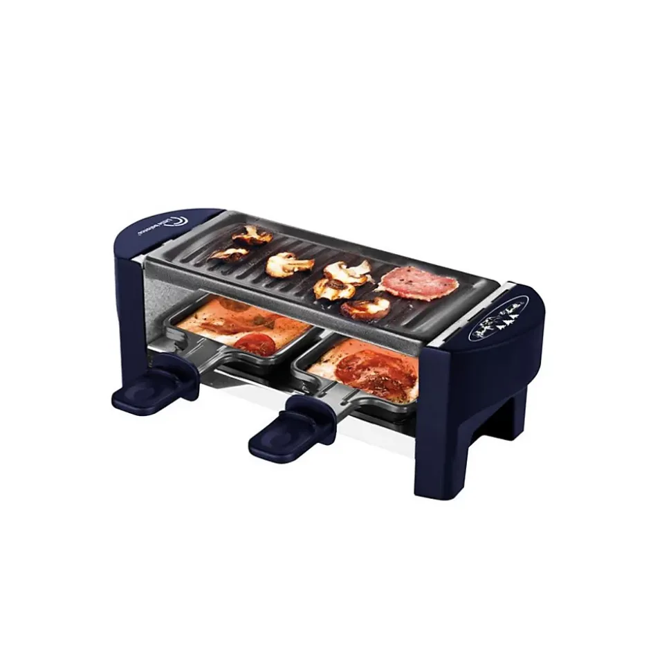 RACLETTE 2P 350W MEUUUH BLEU NUIT LITTLE BALANCE - 8616