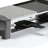 Raclette pierre et plancha 8 personnes 1300 W Noir