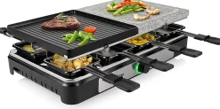 Raclette Tristar 8 personnes 1400 W Noir