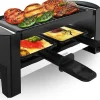 Raclette 320W 2 poêles antiadhésives