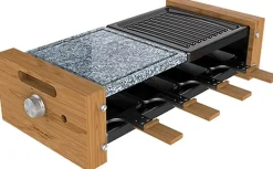 Raclette 1200W 8 poêles mix grill antiadhésive