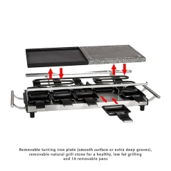 Raclette-gril 2 en 1 Proficook PC-RG 1144