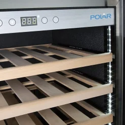 Rafraîchisseur à Vin Dessous de Comptoir en Inox Série G 51 Bouteilles - Polar