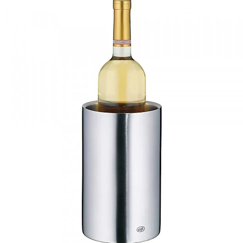 Rafraîchisseur de bouteille Vino acier inoxydable brillant ou mat - Inox Mat