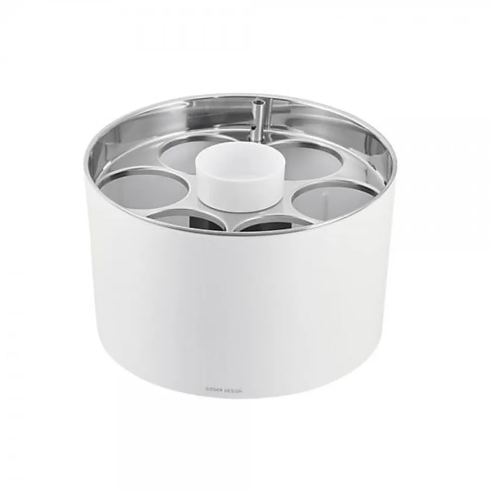 Rafraîchisseur de bouteilles conférence argent et blanc