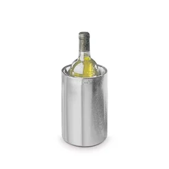 Rafraîchisseur de bouteille en acier inoxydable poli mat