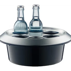 Rafraîchisseur de bouteilles konferenzboy argent/noir Alfi