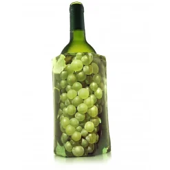 Rafraichisseur de bouteille decor vin blanc Vacu Vin 38814