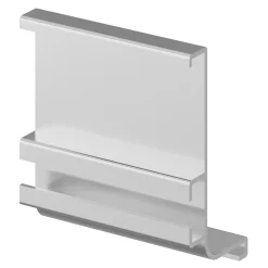 Rail de plan de travail acier brossé L. 300 cm Caraway Innovo GoodHome