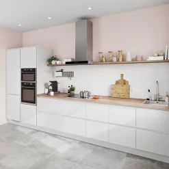 Rail de plan de travail blanc L. 300 cm Caraway Innovo GoodHome