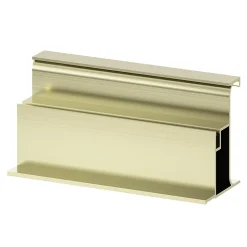 Rail vertical d'extrémité laiton brossé L. 237 cm Caraway Innovo GoodHome