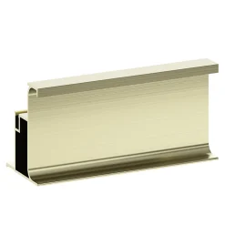 Rail vertical d'extrémité laiton brossé L. 237 cm Caraway Innovo GoodHome