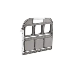 Range bouteilles pliable en plastique gris 6 compartiments Pratiko