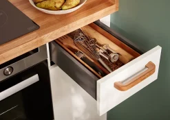 Range couverts GoodHome Nitaki bambou 20 x 42 cm, 1 compartiment