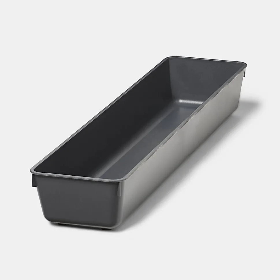 Range couverts GoodHome Nitaki gris 10 x 42 cm, 1 compartiment