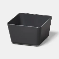 Range couverts GoodHome Nitaki gris 9 x 9 cm, 1 compartiment