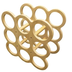 Range-bouteilles en bambou 9 compartiments Box & Beyond