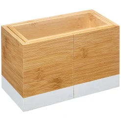 Range-couvert bloc en bambou et blanc ,5Five