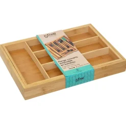 Range-couverts 6 compartiments extensibles Bambou - 5Five