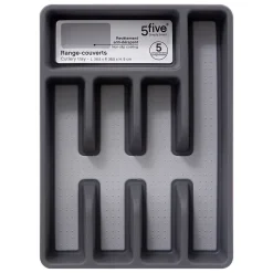 Range-couverts 5 compartiments antidérapant - 5Five