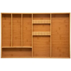 Range-couverts 3 compartiments Tidy Smart Bambou - 5Five