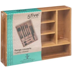 Range-couverts 5 compartiments Bambou - 5Five