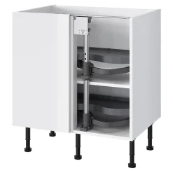 Rangement coulissant d'angle pour meuble de cuisine GoodHome Pebre 80 cm, gauche