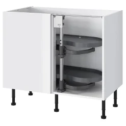 Rangement coulissant d'angle pour meuble de cuisine GoodHome Pebre 100 cm, gauche