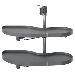 Rangement coulissant d'angle pour meuble de cuisine GoodHome Pebre 100 cm, droite