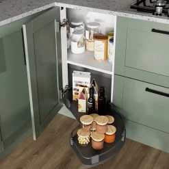 Rangement coulissant d'angle pour meuble de cuisine GoodHome Pebre 80 cm