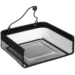 Range-serviettes 185x185cm Noir Mayaj - 5Five