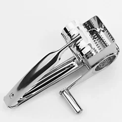 Rape à fromage Manuelle en acier inoxydable avec 4 tambours Herzberg HG04289