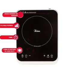 Réchaud Électrique - ARDES - AR1F601 - Induction - 2000 W - Noir Vitrocéramique
